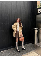 Nuevos zapatos franceses Mary Jane cabeza cuadrada diseño de hebilla de una palabra tacón medio grueso boca poco profunda zapatos individuales charol de mujer - details 28