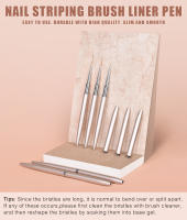 Pincel de Línea de Gel KADS para Arte de Uñas 100% Kolinsky Sable Estilo Francés con Rayas Delgadas Cepillo de Uñas con Tapa para DIY Dibujo Pincel de Pintura - details 0