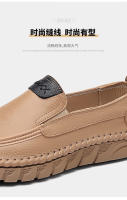 Nuevos zapatos casuales de cabeza redonda para hombres de cuero para hombres, mocasines, zapatos para hombres - details 12