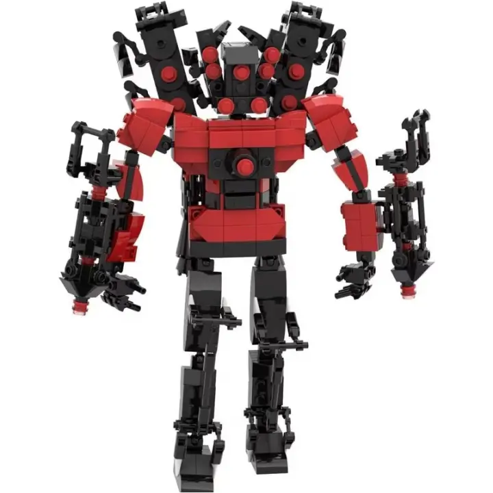 Juguetes de bloques de inodoro, juguetes de bloques de construcción de TV, figuras de acción de bloques de construcción imaginativas, bloques de construcción de cumpleaños para adultos y niños, 537 Uds. - 1