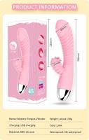Leten-vibrador 2 en 1 para lamer hine, estimulador de clítoris para mujer, punto G, potente consolador Vibro, varita, succionador de clítoris femenino, Juguetes sexuales para adultos - details 3