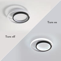 Goeco Lámpara LED Redonda Nórdica de Techo 28W Iluminación Moderna Acrílico Montaje en la Pared - details 15