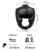 Casco de boxeo cubierto, equipo de entrenamiento de boxeo para adultos y niños, casco de entrenamiento de boxeo ligero y resistente al desgaste. - details 1
