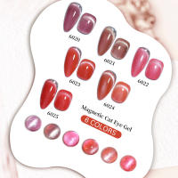 Esmalte de Uñas de Gel Magnético Clou Beaute Color Rosa Oro Diamante Rojo Verde y Reflectante Semi Permanente para Arte de Uñas Marca Clou Beaute Hecho en China - details 1