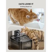 Fuente de agua para gatos con pilas, fuente de agua inalámbrica para gatos Fursink de 84 oz/2,5 L con sensor de movimiento, sin BPA, negra con 6 filtros - details 4