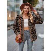 Chaqueta de mujer 2025Chaqueta de PANA con estampado de leopardo, camisa de manga larga, abrigo Casual ligero - details 7