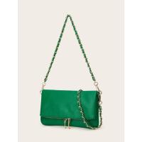 2025 Popular Lichi Patrón Bajo El Brazo Cadena Pequeña Bolsa De Moda De Gama Alta Señoras Hombro Cuadrado Crossbody Bolsa - details 11