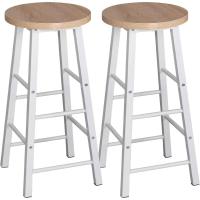 2X Taburete de Bar Muebles Cocina Silla de Comedor Taburete Alto para Salón Cocina Estructura de Metal, Vintage - details 42
