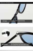 Gafas de sol fotocromáticas polarizadas vintage para hombre y mujer, protección UV, para exteriores - details 13