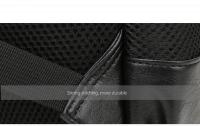Mochila escolar para hombre, bolsa de viaje impermeable, de cuero, a la moda - details 15