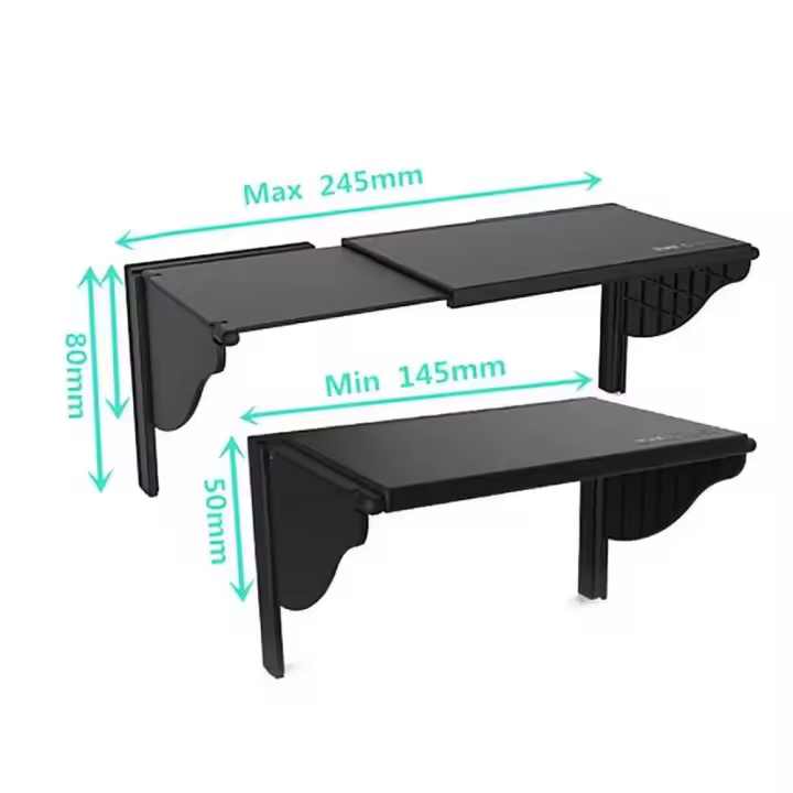 Parasol para coche, protector de visión deslumbrante, navegador GPS, parasol para pantalla de navegador de coche de 5,5 pulgadas a 10 pulgadas - 1