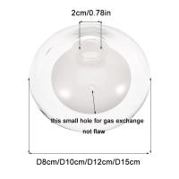 Recambio de pantalla de cristal de globo G9, bola en bola, color blanco claro, D80mm, D100mm, D120mm, D150mm, 20mm, cubierta G9 - details 1