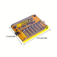 Kit de Herramientas de Reparación de Precisión Torx Magnético 45 en 1 con Pinzas y Extensión de Eje para Electrónica Teléfono Móvil PC Lapto - details 5