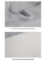 Almohada de Pierna Ajustable para Duerme Lateral Almohada de Memoria de Algodón Ortopédico con Rebote Lento Almohada de Pie de Embarazo para Alivio del Dolor de Rodillas - details 10