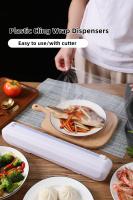 Porta Aluminio y Película de Plástico para Almacenamiento de Cocina con Accesorios de Corte Dispensador de Alimentos Material de Almacenamiento Seguro sin BPA - details 0