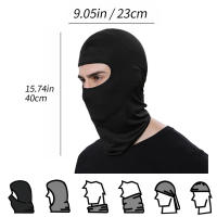 Máscara de ciclismo para motocicleta, pasamontañas de cubierta completa, sombrero, pasamontañas de secado rápido, licra, esquí, cuello, sol de verano, protección Ultra UV - details 1