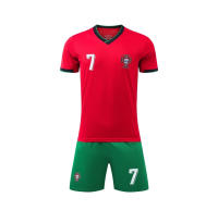 Camiseta de fútbol de Portugal local 24-25 No.7 para niños y adultos, tallas 14-3XL para adultos - details 2