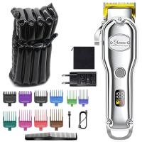 Tijeras de peluquería profesionales para peluqueros, potente juego de tijeras eléctricas, sin cable, ajustables, t - details 8