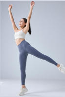 Pantalones deportivos desnudos de cintura alta y glúteos sin tacones, pantalones de gimnasia, ropa de yoga - details 14