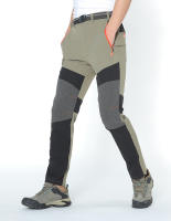 Pantalones de senderismo impermeables para hombre, pantalones de secado rápido, delgados, Softshell de montaña al aire libre con cinturón - details 10