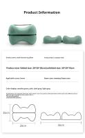 1 almohada contorneada para la rodilla para dormir, almohada refrescante de espuma viscoelástica para las piernas para ciática, dolor en las articulaciones de la rodilla, ayuda a alinear la columna vertebral - details 11