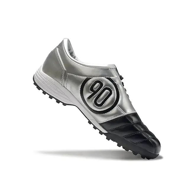 Zapatos de fútbol FG para hombre, tacos, botas de fútbol para terreno firme, zapatillas cómodas de cuero suave - 1