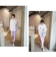 Blusa holgada de chifón para mujer, camisa elegante de manga larga, color blanco, Estilo Vintage, para verano y primavera - details 23