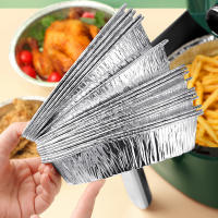 Plato de Aluminio Multiusos 50PCS Resistente a la Temperatura Antiadherente para Freidora de Aire Horneado Práctico Herramienta de Cocina - details 7