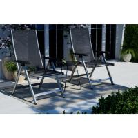 Silla para exteriores regulable en 5 posiciones, 2 unidades, 69 D x 60,5 W x 110 H cm, Gris - details 1