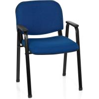 704340 Silla de Visita XT 650 Tela Negro Silla de Conferencia tapizada con reposabrazos, apilable - details 9