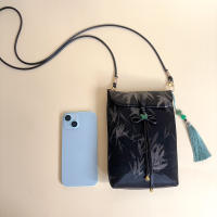 Nueva bolsa de teléfono móvil con bordado de cuerpo cruzado de brocado chino - details 4