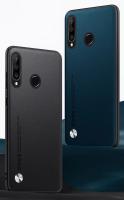 Funda de Lujo de Cuero PU para Huawei P30 Lite Cubierta Trasera Mate de Silicona a Prueba de Golpes - details 0