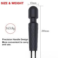 AV masaje palo vibradores juguete sexual para mujeres hombres 28 modos de vibración impermeable diversión masajero femenino productos adultos - details 4