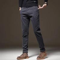 Pantalones Rectos de Pierna Ancha para Hombres en Invierno Ropa de Calle Básica de Alta Cintura - details 5