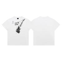 Camiseta Rock Trendy marca americana calle guitarra estampado hombro derecho manga corta - details 0