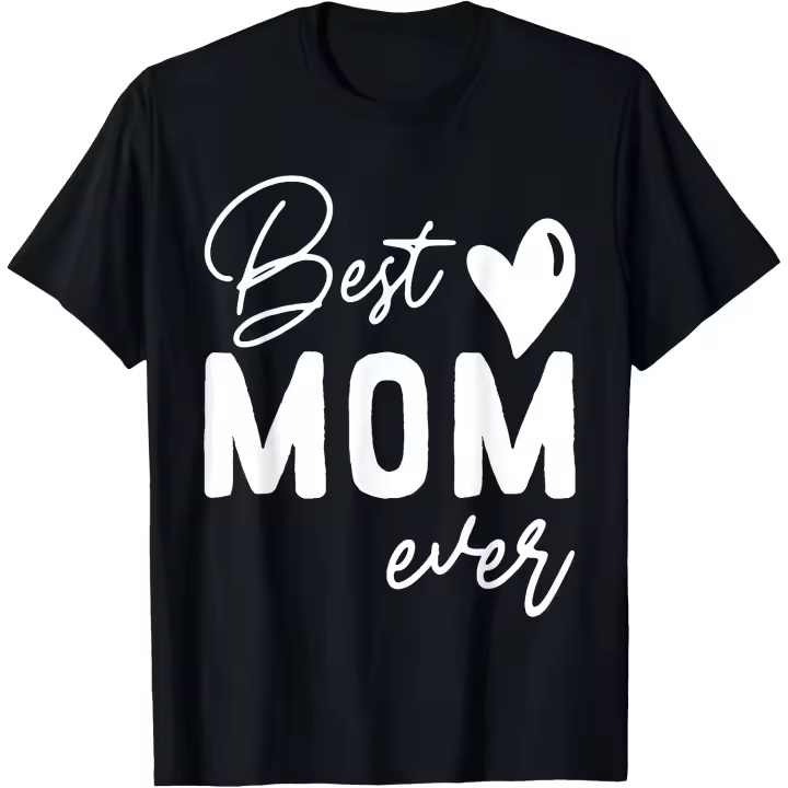 Camiseta para hombre del Día de la Madre, la mejor mamá de todos los tiempos, regalos de hija, mujer, mamá, niños - 1