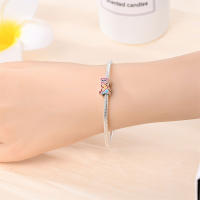 Cuentas colgantes de Plata de Ley 925, cuentas de amor infinito, pulsera Original para hacer joyas, regalo del Día de San Valentín - details 1