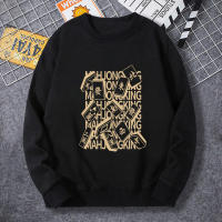 Sudadera deportiva informal de manga larga para hombre, top de cuello redondo de moda - details 8