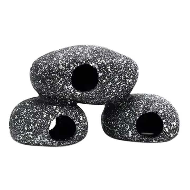 Decoraciones de Acuario de Piedra de Resina Refugio de Escondite de Cueva para Peces 5 Opciones - 1