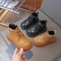 Botas de moda para niños y niñas, zapatos de cuero elegantes, versátiles, antideslizantes, suaves y cómodos, estilo coreano, invierno, 2024 - details 2