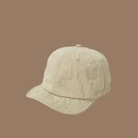 Gorra de béisbol de ala corta de Color sólido Retro con cordón ajustable sombrero de sol informal visera de protección solar gorra con visera para hombres - details 22