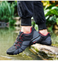 Zapatos de Senderismo Transpirables de Malla para Hombres Ideales para Viajes al Aire Libre, Ciclismo de Montaña, Crucero en Bosque - details 3
