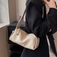 Bolso cruzado con patrón de lichi de gran capacidad, bolso de almohada, bolso de bola de masa de PU de Color sólido, bolso de compras de estilo coreano, bolso de hombro - details 3