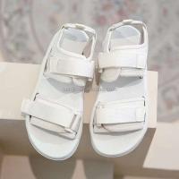 Nuevas sandalias planas de alta calidad para moda de verano para mujer y zapatos blancos lisos para niña a bajo precio - details 3
