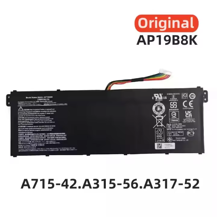Batería de laptop Acer AP19B5K AP19B8K AP19B8M A715-42 A315-56-57 A314 A317-52 A514 A515 CB315-3H - 1