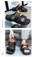 Zapatillas de hombre de talla grande de verano, con sensación de caca. Dos pares de sandalias deportivas. Zapatillas geniales para la moda outdoor. Playa - details 8