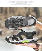Sandalias de hombre de verano de cuero genuino |   Punta cerrada, suela gruesa antideslizante, diseño ajustable para exteriores – tallas 38–48 - details 1