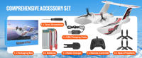 SucceBuy RC Plane - 2.4GHz 3-Ch, giroscopio de 6 ejes, 2 baterías, anfibio, fácil de volar para todos - details 5