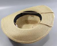 Sombrero de paja hueco de alta calidad para hombre, gorra plegable de playa de ala ancha, talla grande de hueso grande, sombrero Fedora con protección solar de 58CM, 60CM y 62CM - details 20