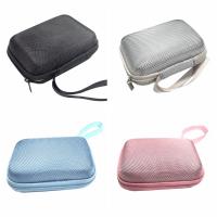 Bolsa de almacenamiento EVA a prueba de golpes, bolsa protectora a prueba de polvo para almacenamiento de auriculares, bolsa organizadora de cables de datos ligera y resistente al desgaste - details 0